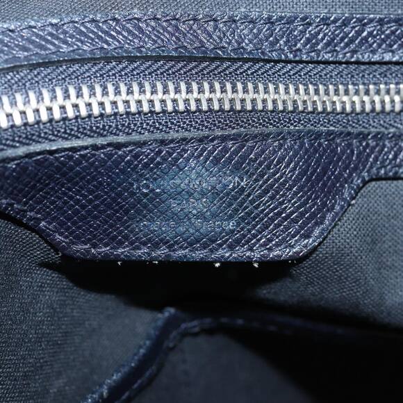 LOUIS VUITTON Taiga Cabas Zippe Boston Bag Navy M22842 - Picture 10 of 16